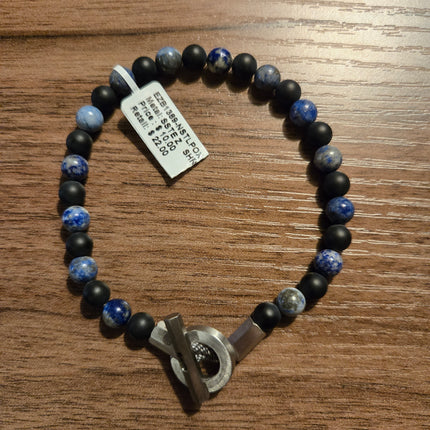 Esquire Men's Bead Toggle Bracelet in Gold-Tone Ion-Plated Stainless Steel