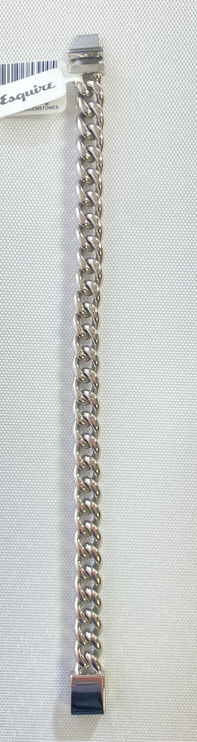 Esquire Men's Jewelry Cuban Link Bracelet in Stainless Steel