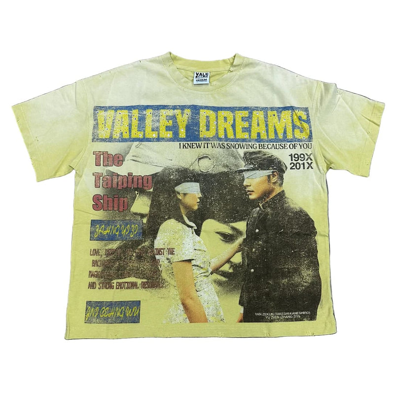 Vale Forever The Cross Bling Tee Yellow