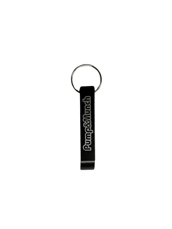 Pump & Munch Bottle Opener Key Chain - Simple Design, Lightweight, Ideal for Everyday Use
