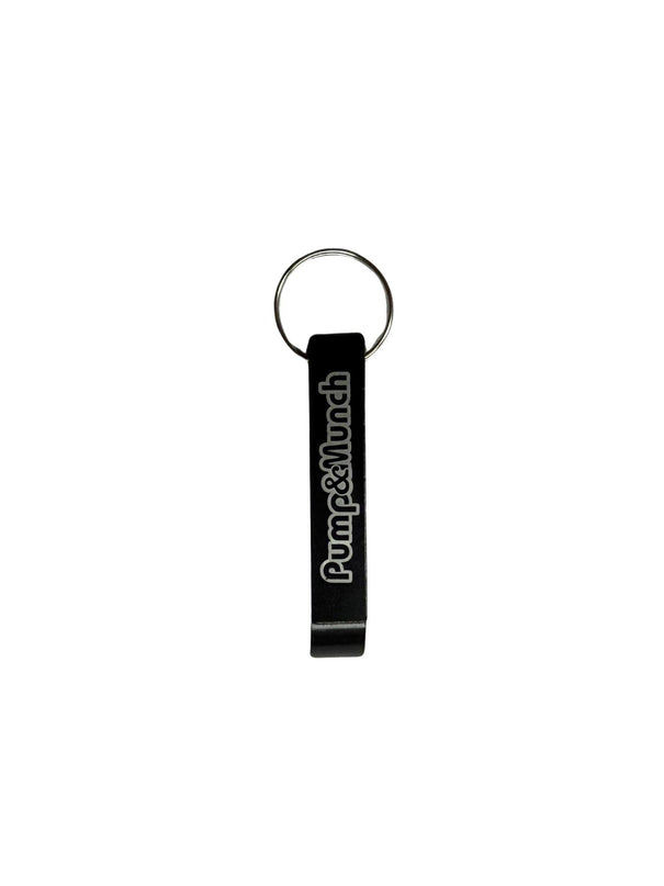 Pump & Munch Bottle Opener Key Chain - Simple Design, Lightweight, Ideal for Everyday Use