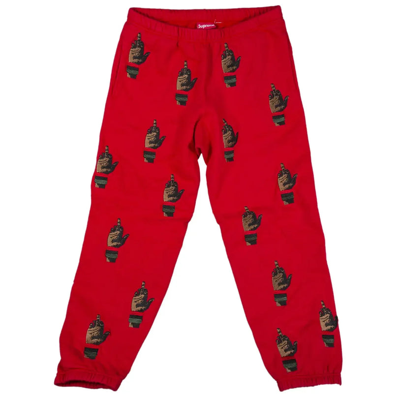 Supreme x Dead Prez Rbg Embroidered Sweatpant 'Red'