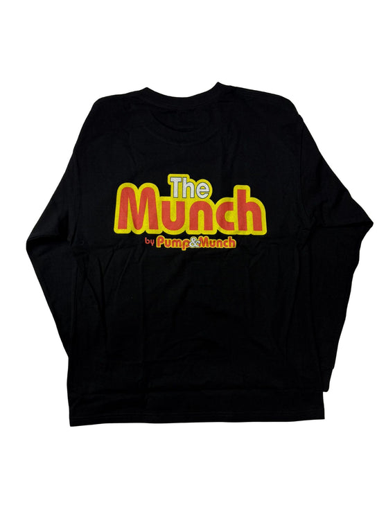 The Munch by Pump & Munch Long Sleeve Unisex Graphic Shirt