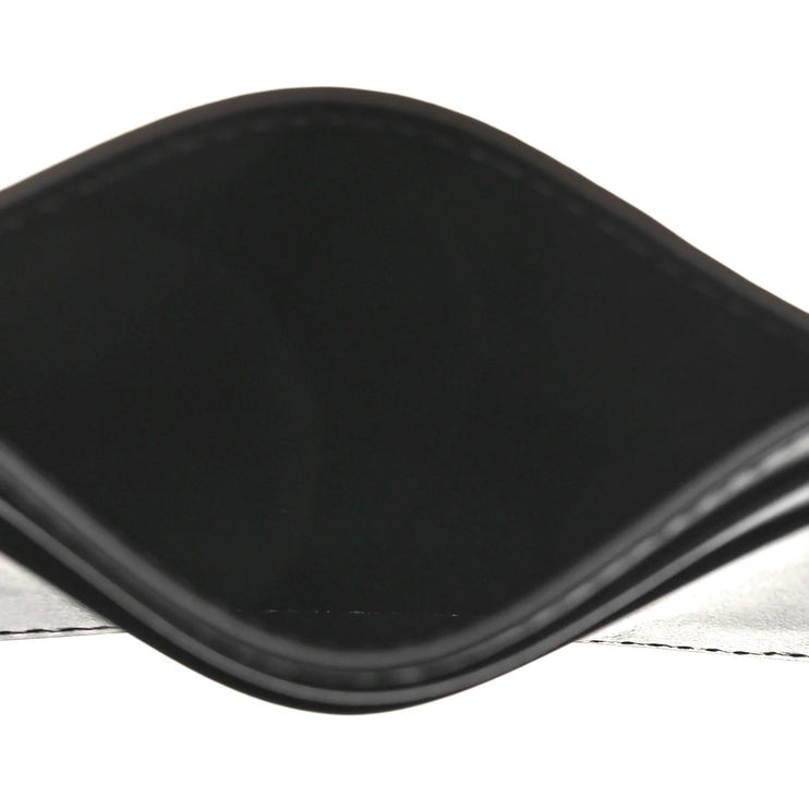 Gucci Plutone Calfskin Logo Card Holder Black