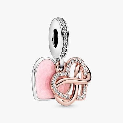 Pandora Sparkling Infinity Heart Dangle Charm