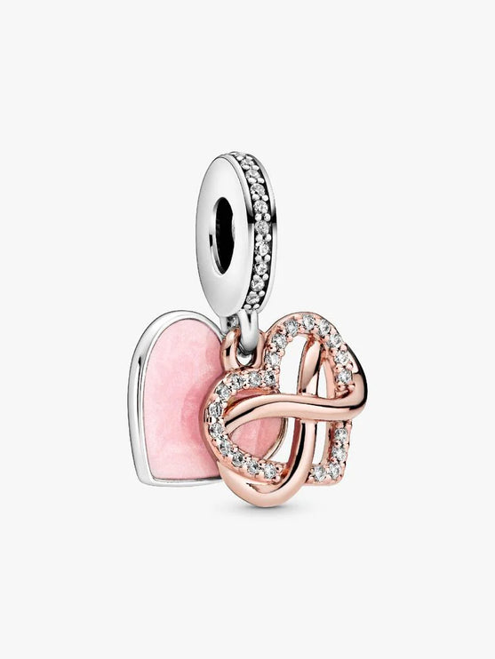 Pandora Sparkling Infinity Heart Dangle Charm