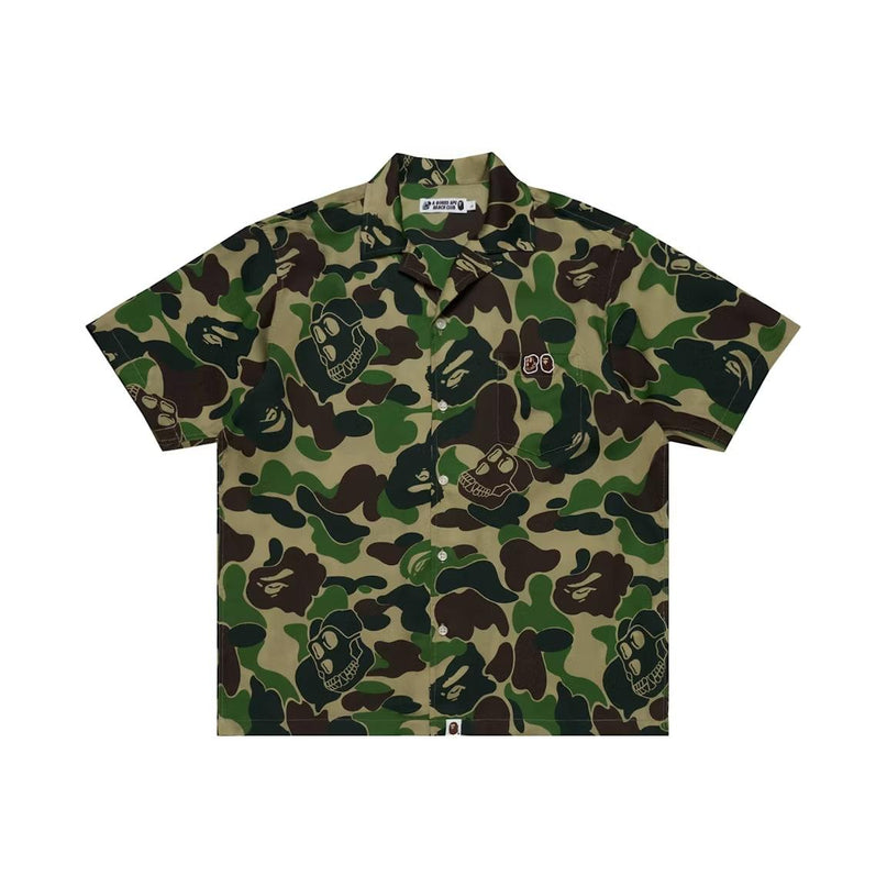BAPE x Bored Ape Yacht Club Hawaiian Shirt Green