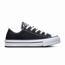 Converse Chuck Taylor All Stars Eva Lift Canvas Platform Low Grade School Black/White/Black