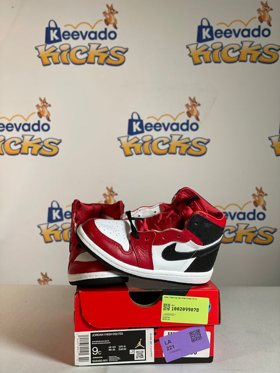 Jordan 1 Retro High Satin Snake Chicago (TD) 9c