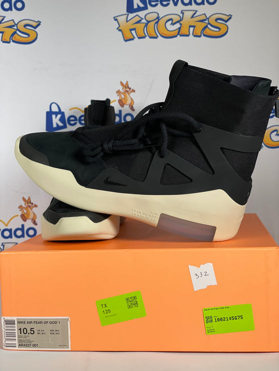 Nike Air Fear Of God 1 Black 10.5m