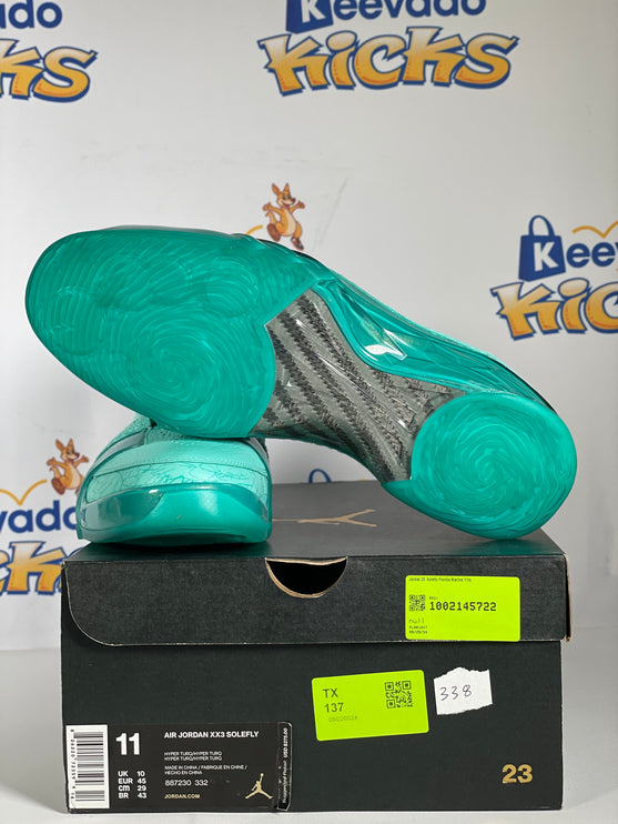 Jordan 23 Solefly Florida Marlins 11m