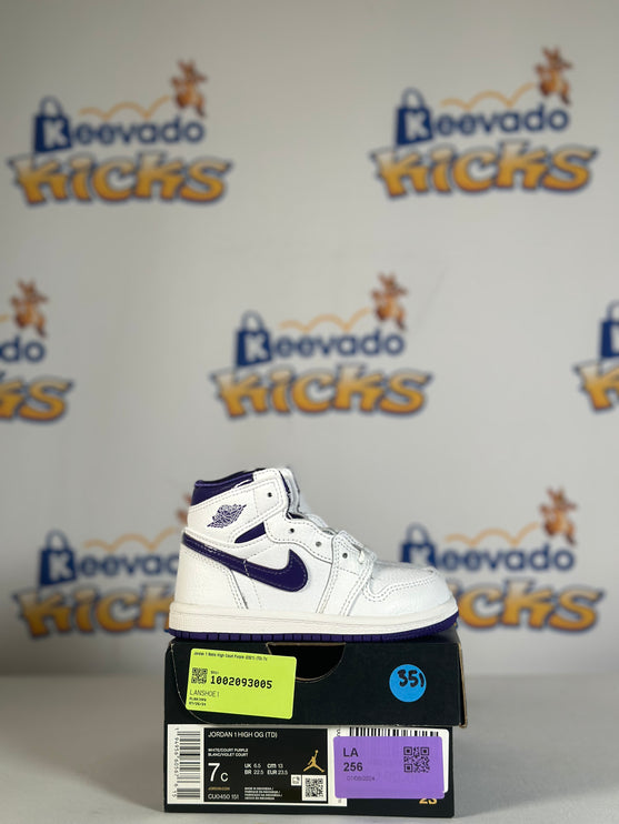 Jordan 1 Retro High Court Purple (2021) (TD) 7c