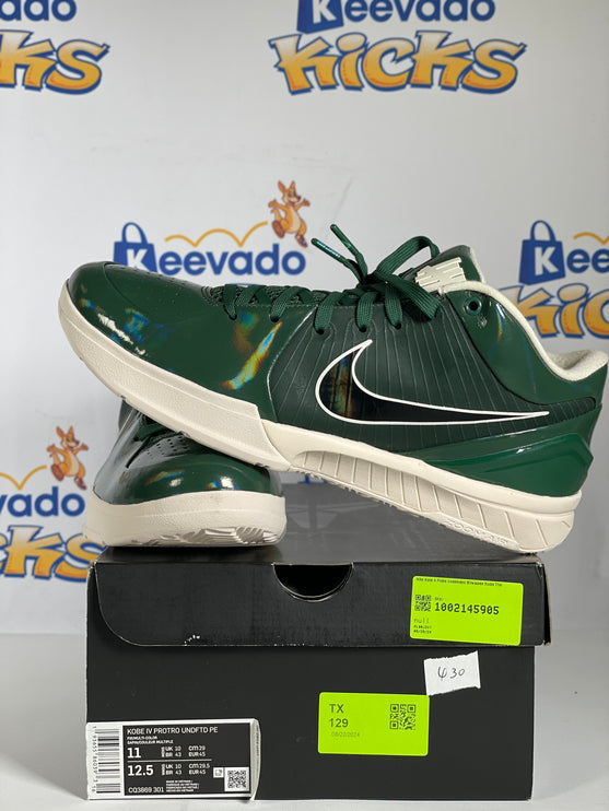 Nike Kobe 4 Protro Undefeated Milwaukee Bucks 11m