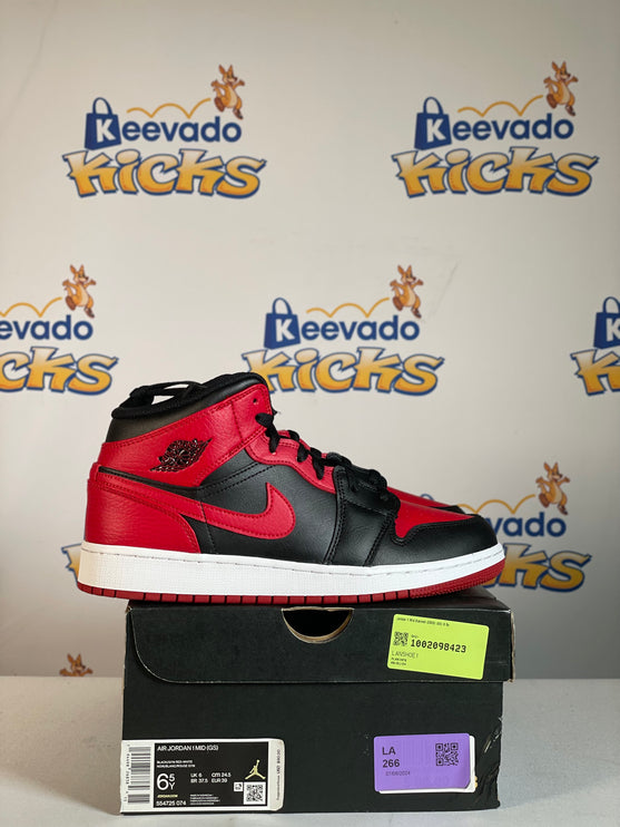 Jordan 1 Mid Banned (2020) (GS) 6.5y