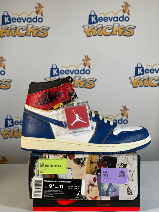 Jordan 1 Retro High Union Los Angeles Storm Blue 9.5M