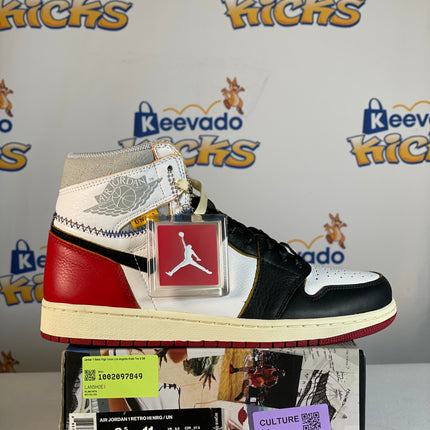 Jordan 1 Retro High Union Los Angeles Black Toe 9.5M Keevado Kicks