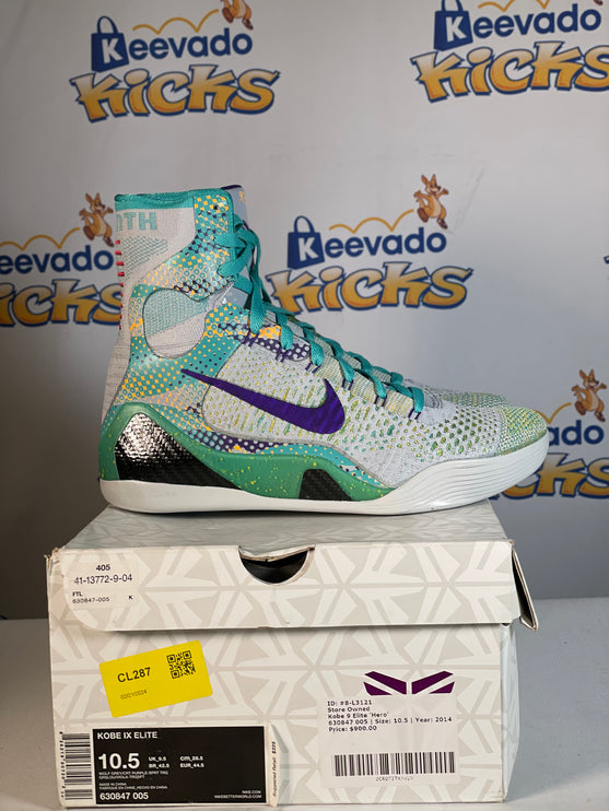 Nike Kobe 9 Elite Hero Draft Day Expression 10.5m