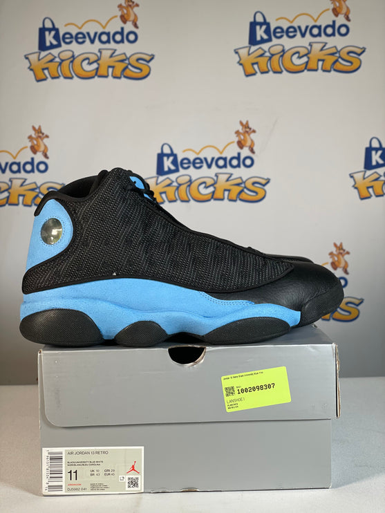 Jordan 13 Retro Black University Blue 11m