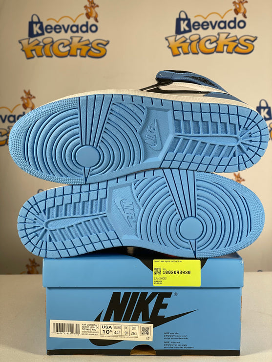 Jordan 1 Retro High OG UNC Toe 10.5m