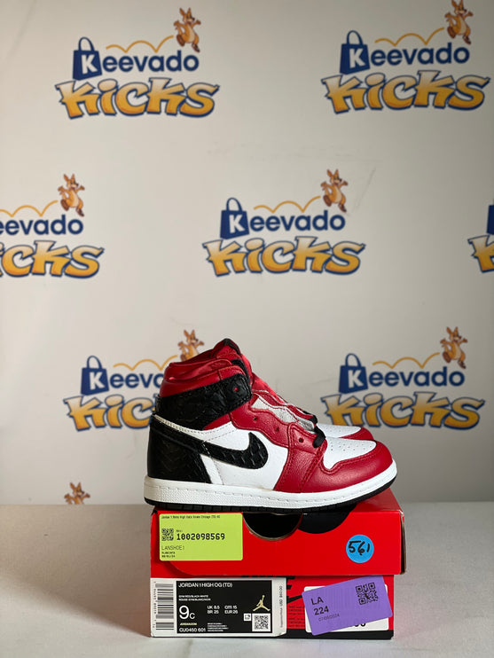 Jordan 1 Retro High Satin Snake Chicago (TD) 9C