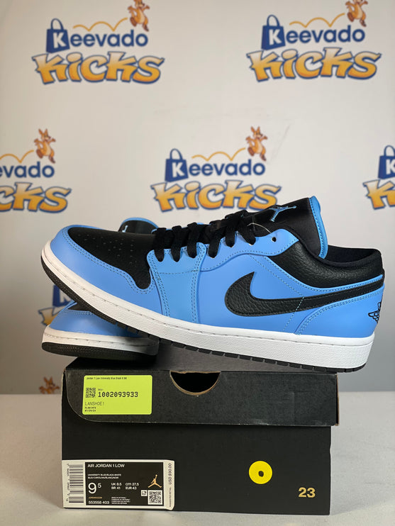 Jordan 1 Low University Blue Black 9.5M