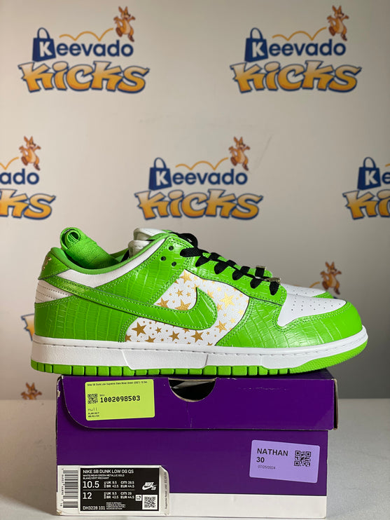 Nike SB Dunk Low Supreme Stars Mean Green (2021) 10.5m