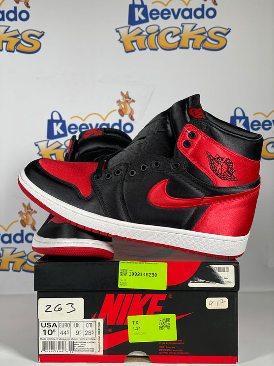 Jordan 1 Retro High Satin Banned (Numbered) 10.5m