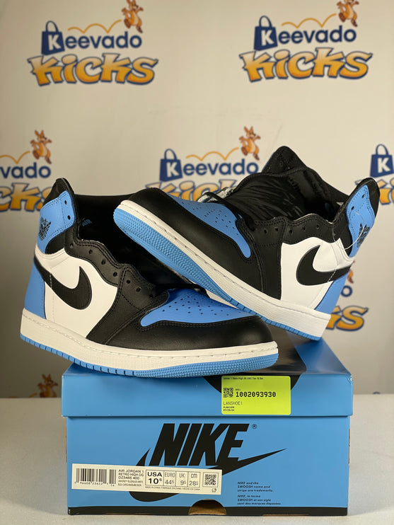 Jordan 1 Retro High OG UNC Toe 10.5m