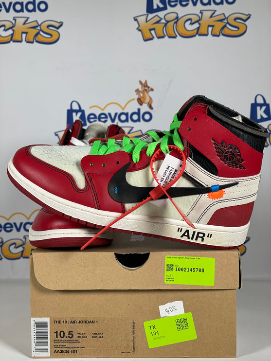 Jordan 1 Retro High Off-White Chicago 10.5m