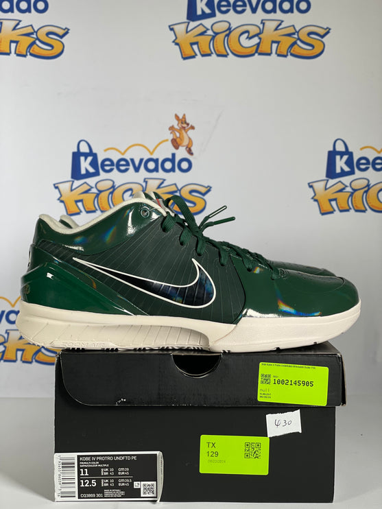 Nike Kobe 4 Protro Undefeated Milwaukee Bucks 11m