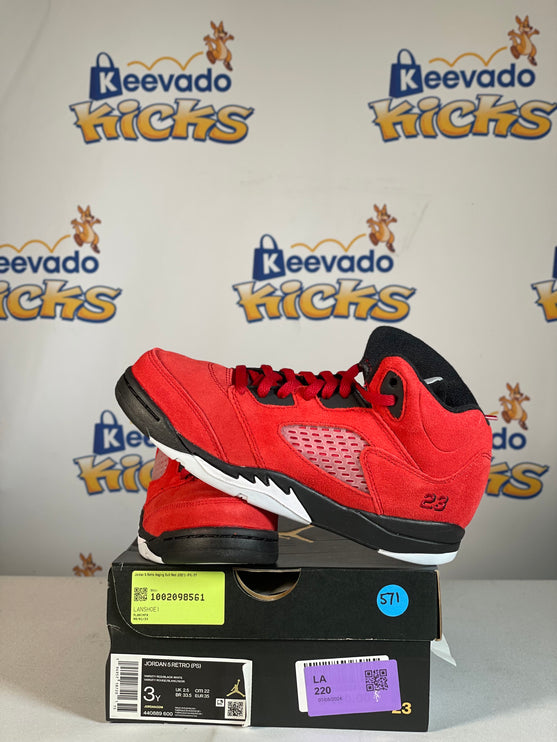 Jordan 5 Retro Raging Bull Red (2021) (PS) 3Y