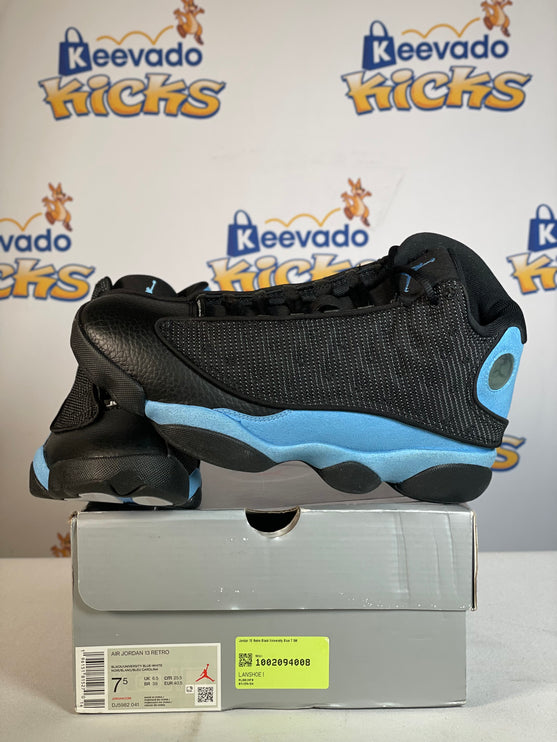 Jordan 13 Retro Black University Blue 7.5M