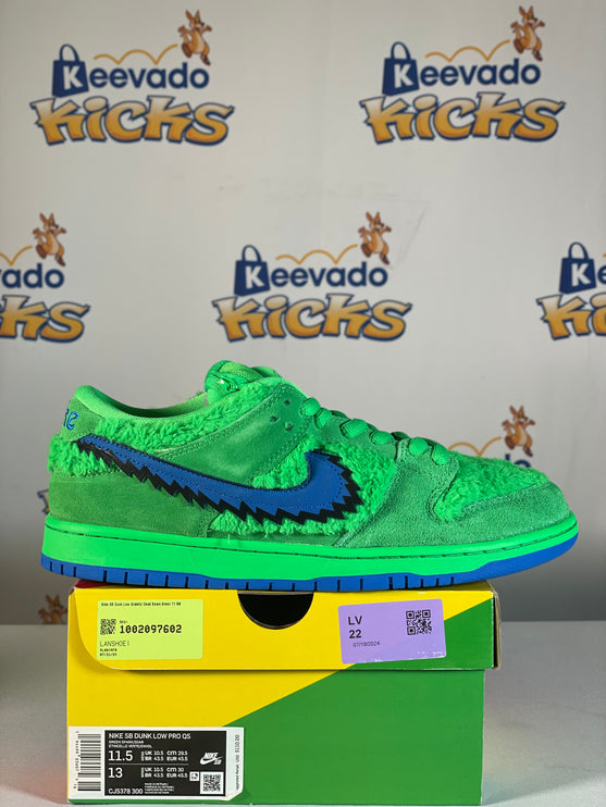 Nike SB Dunk Low Grateful Dead Bears Green 11.5M