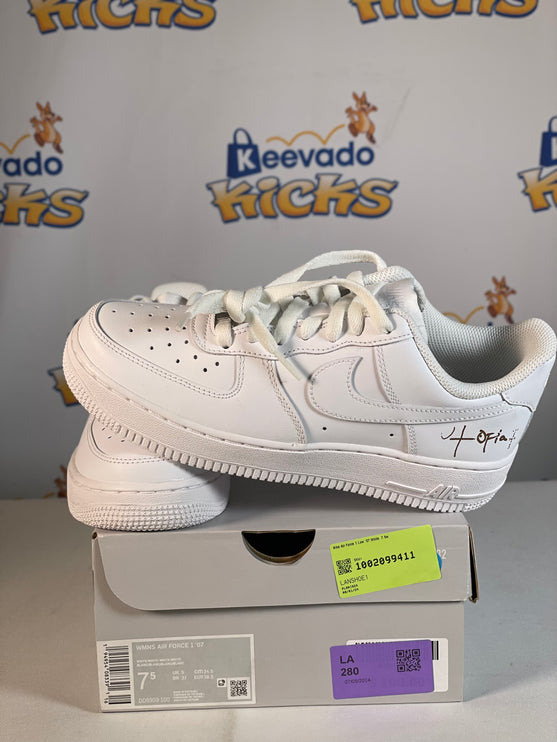 Nike Air Force 1 Low '07 White (Travis Scott Cactus Jack Utopia Edition) (Women's) 7.5w