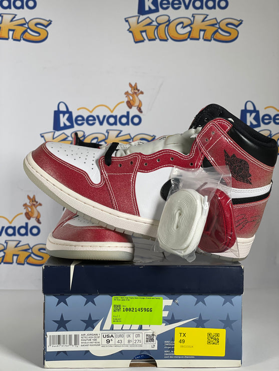 Jordan 1 Retro High Trophy Room Chicago (Friends and Family) (W/ Blue Laces) 9.5m