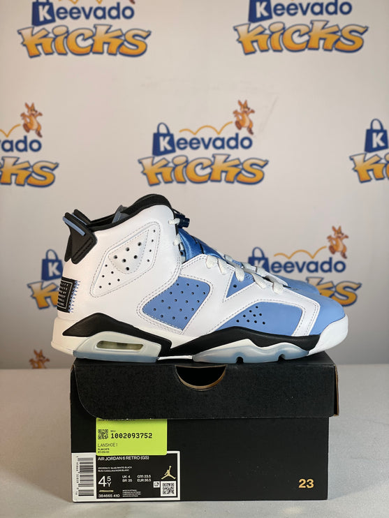 Jordan 6 Retro UNC White (GS) 4.5Y