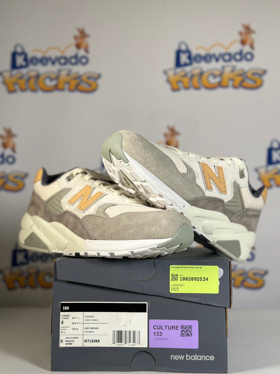 New Balance 580 Raincloud Grey Brown 8M