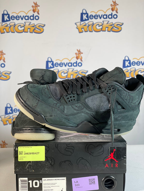 Jordan 4 Retro Kaws Black 10.5M