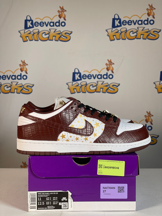 Nike SB Dunk Low Supreme Stars Barkroot Brown (2021) 11m