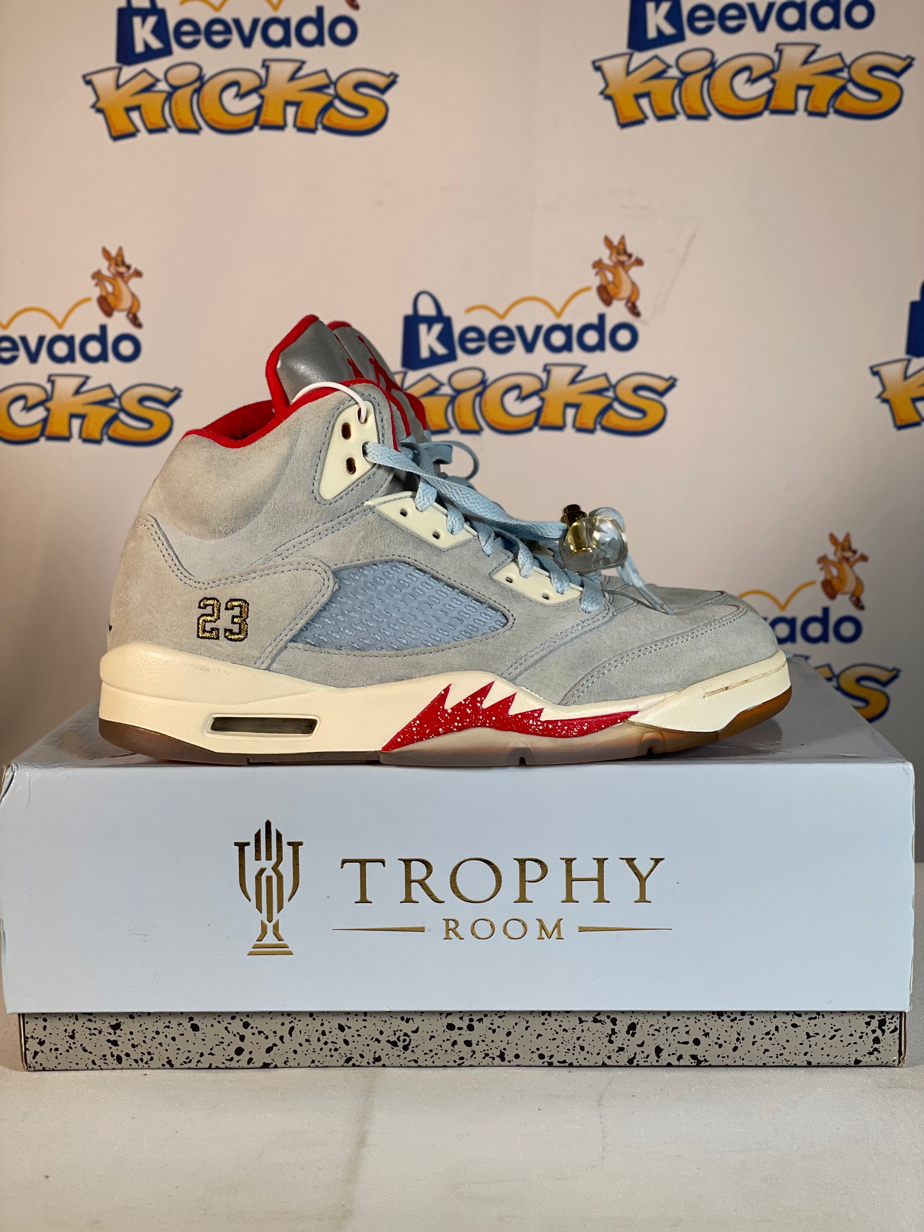 Jordan 5 Retro Trophy Room Ice Blue 9m Keevado Kicks