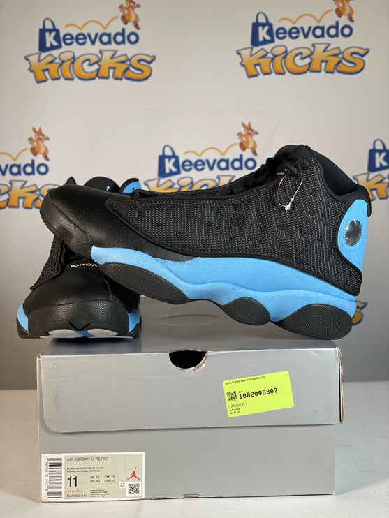 Jordan 13 Retro Black University Blue 11m