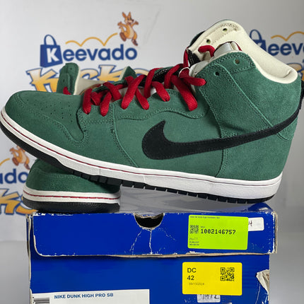 Nike SB Dunk High Heineken 10m Keevado Kicks