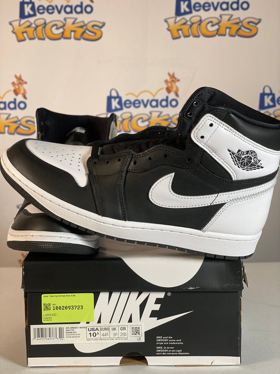 Jordan 1 Retro High OG Black White 10.5M