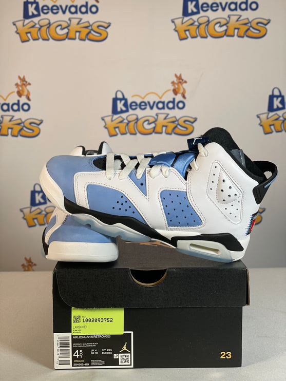 Jordan 6 Retro UNC White (GS) 4.5Y