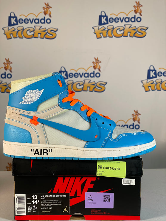 Jordan 1 Retro High Off-White University Blue 10.5m