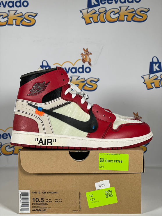 Jordan 1 Retro High Off-White Chicago 10.5m