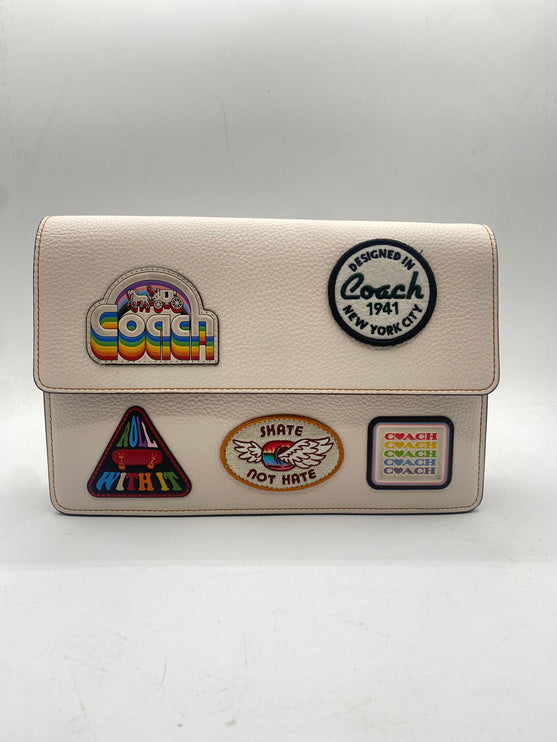 Coach Turner Flap Crossbody Bag with Patches