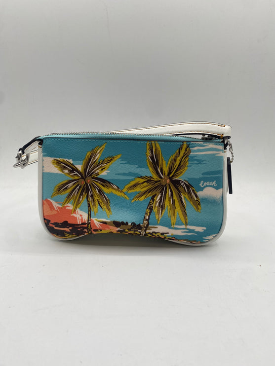 Coach Nolita 19 Purse in Chalk White Multi with Hawaiian Print