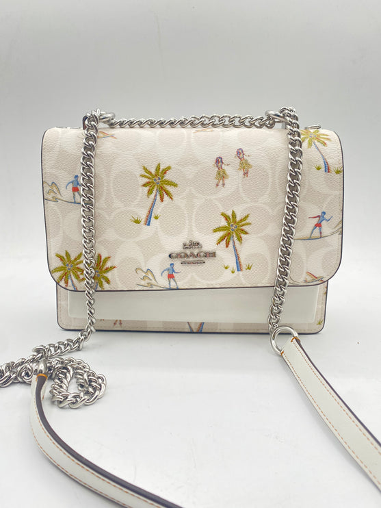 Coach Klare Crossbody in Signature Canvas with Hula Print