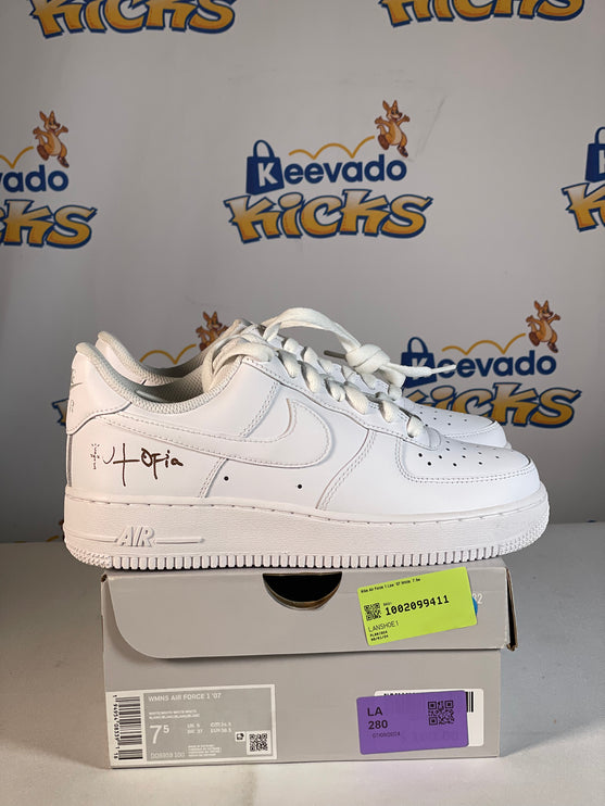 Nike Air Force 1 Low '07 White (Travis Scott Cactus Jack Utopia Edition) (Women's) 7.5w